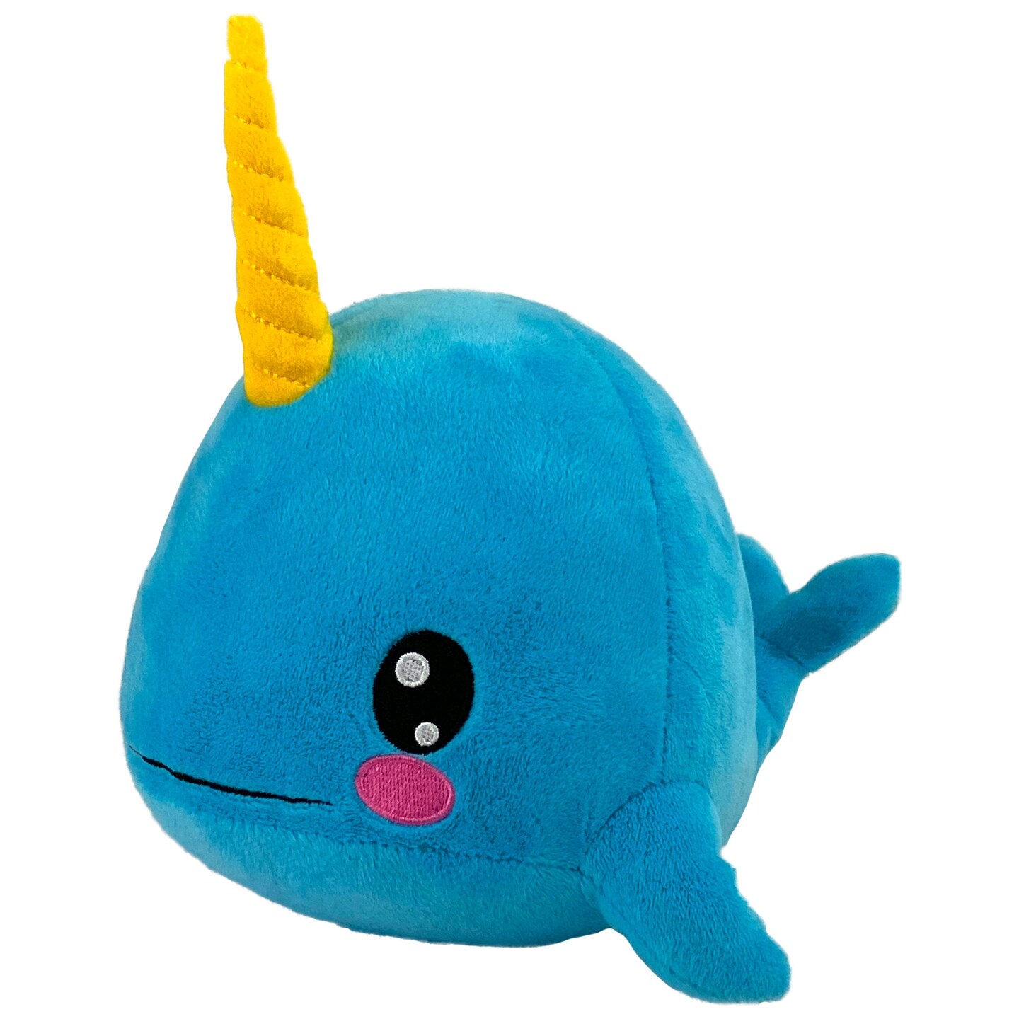 Bleacher Creatures Kuricha 6&#x22; Narwhal Sitting Plush - Soft Chibi Inspired Toy