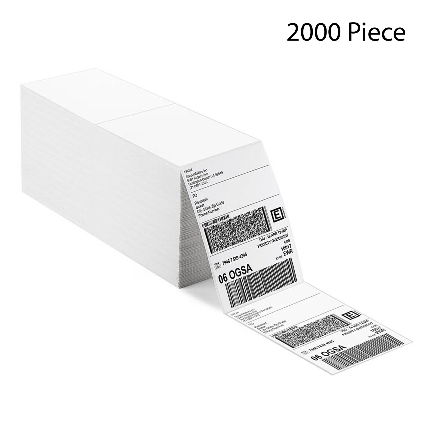 Thermal Shipping Label - 4x6 Perforated Perfection Fanfold Direct Thermal Shipping Labels Bulk