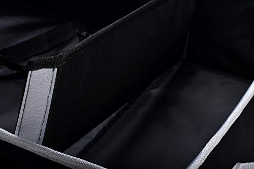 Gift Wrap Storage Organizer, Easily organize Wrapping Paper, Ribbons, Bows, Scissors, Fits 18-24 Standard Rolls, Keeps Gift Supplies in Perfect Condition & Ready for Next Season, (Black)