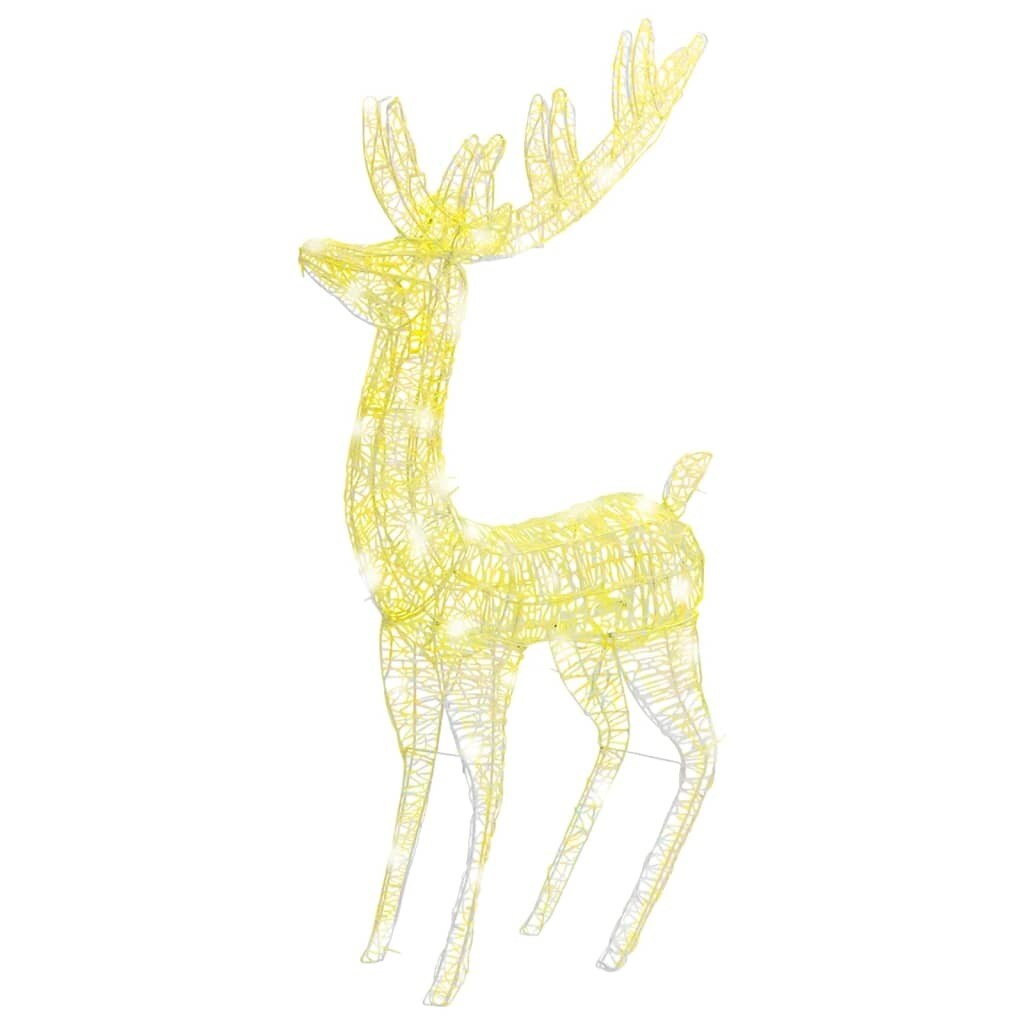 Acrylic Christmas Reindeers 250 LED 2 pcs 70.9&#x22;