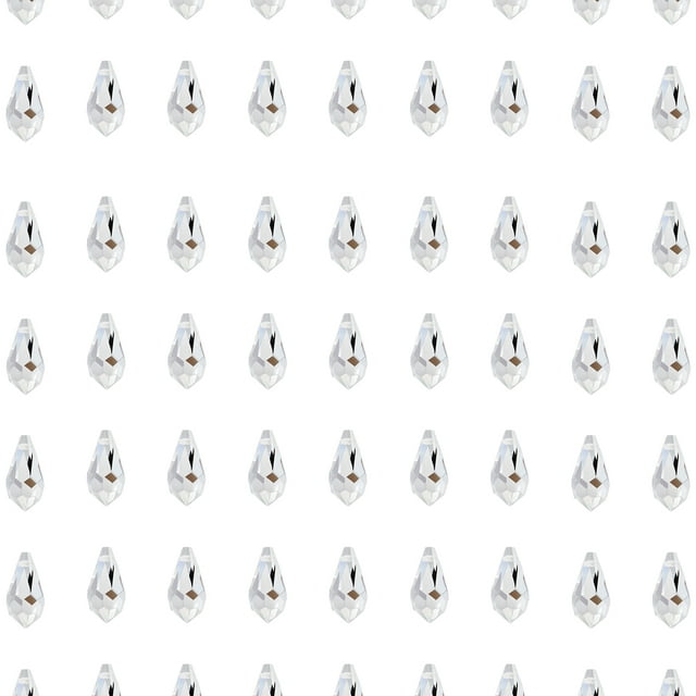 Preciosa Czech Crystal Teardrop Glass Pendants, 144 Pieces
