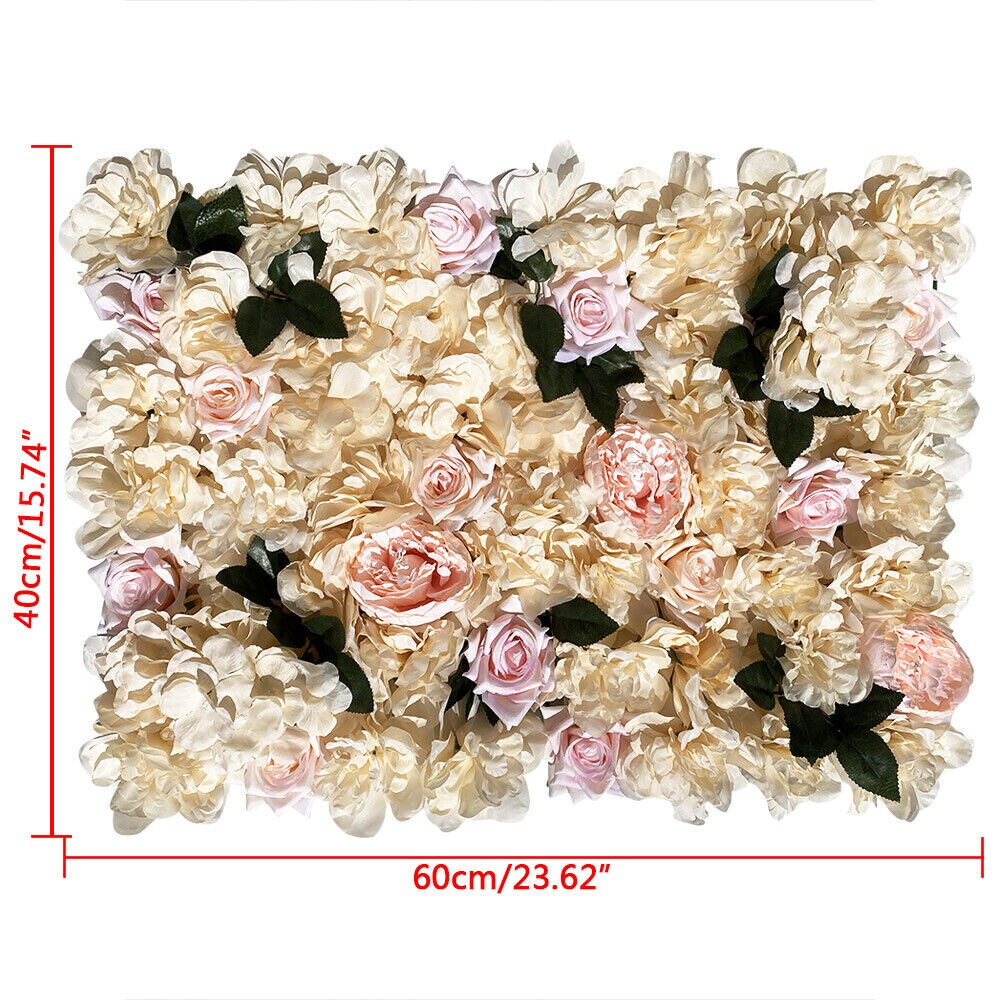 Kitcheniva Wedding Event Floral Artificial Rose Flower Wall