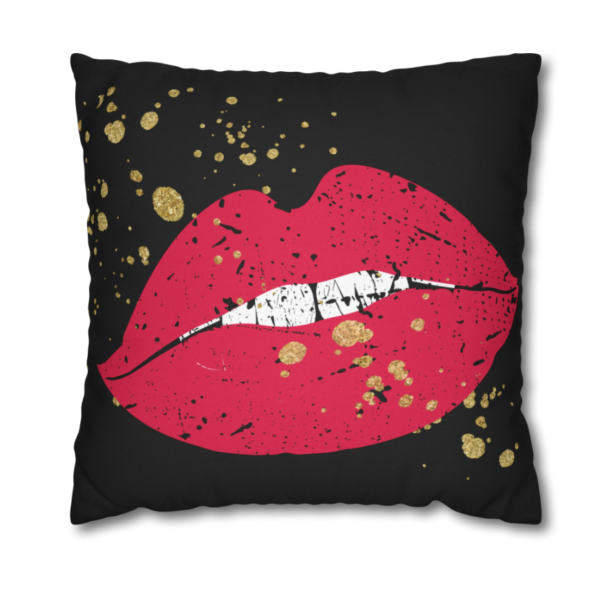 Red lips pillows hot sale