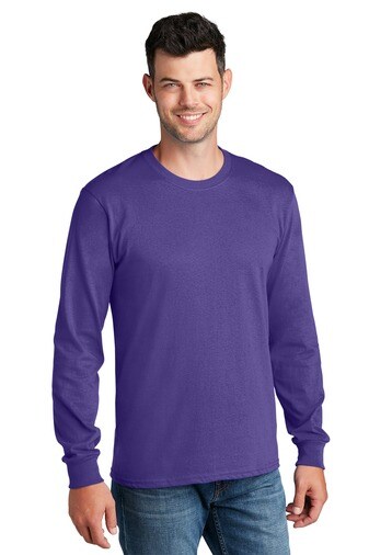 Port &#x26; Company&#xAE; Crewneck Long Sleeve Core Cotton Tee