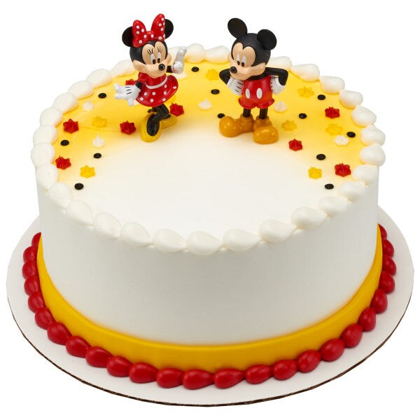 Mickey Mouse and Minnie Mouse DecoSet&#xAE; Cake Decoration 