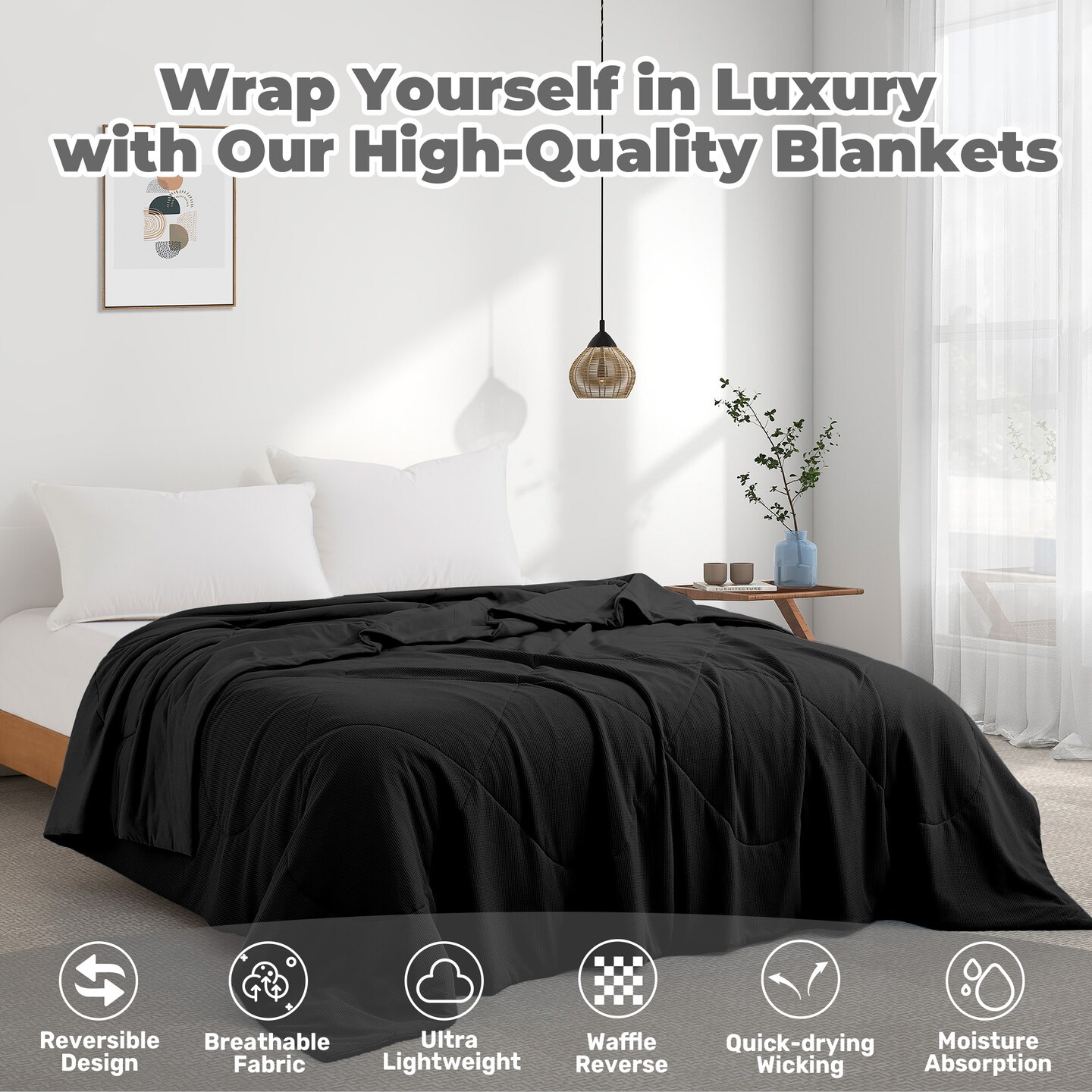 90 x 90 blanket fits what size discount bed