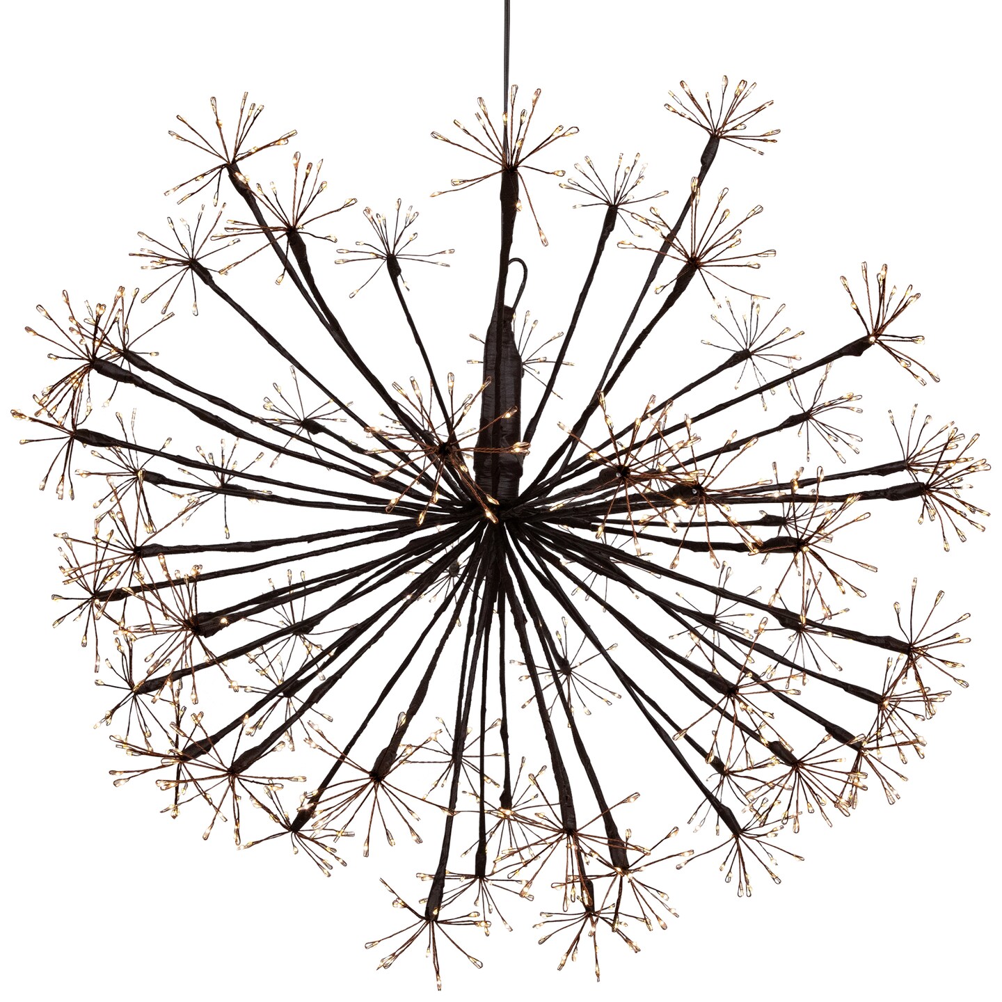Northlight LED Lighted Starburst Ball Decoration - 20&#x22; - Warm White