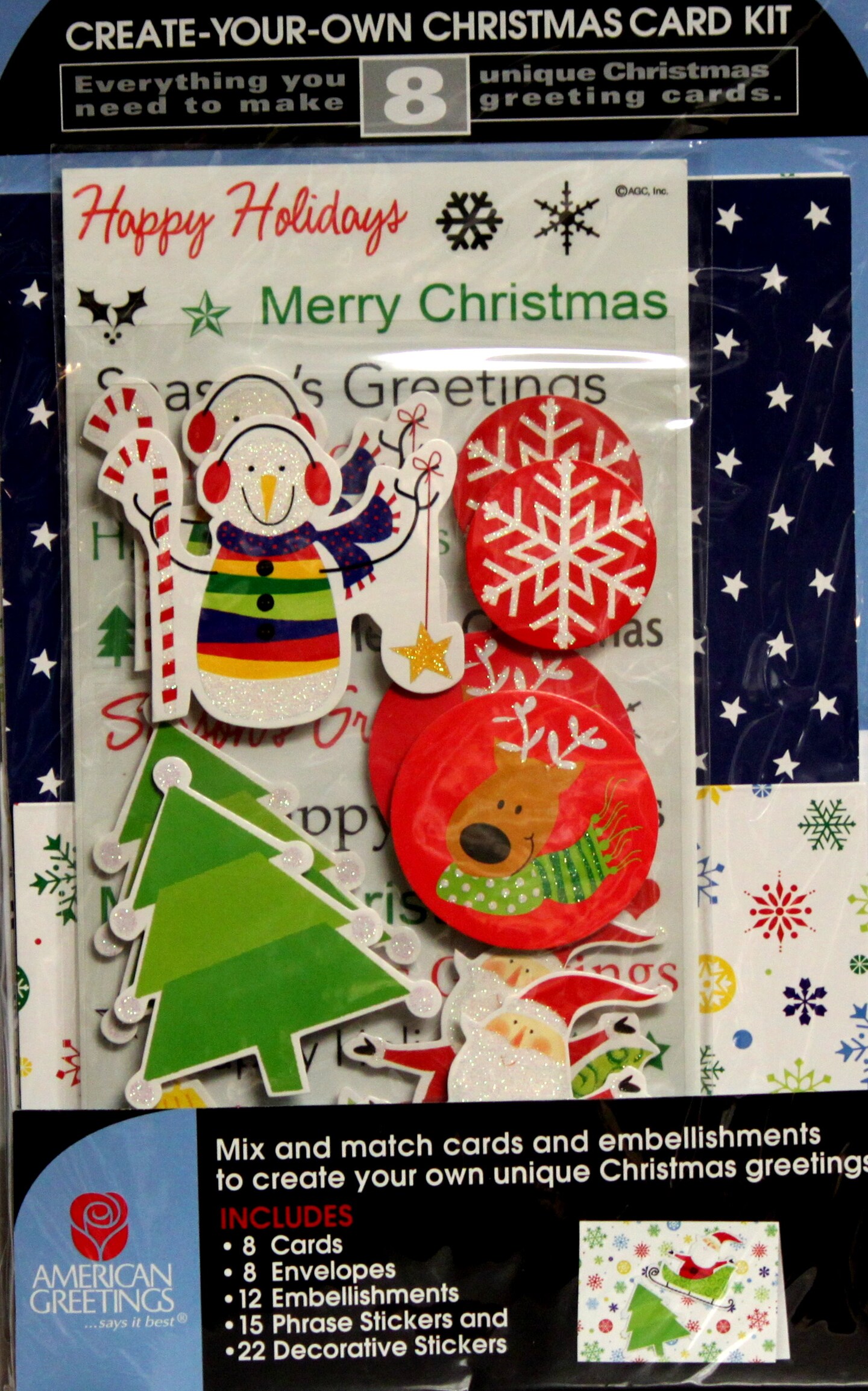 American Greetings Create-Your-Own Christmas Card Kit
