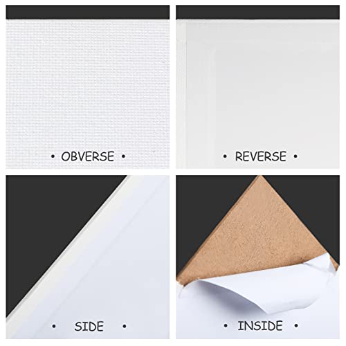 42 Pack 5x7 Inch Canvases for Painting,10 oz Double Primed Acid-Free 100% Cotton Canvas Panels,Blank Flat Canvas Board for Acrylics Oil Watercolor Paints