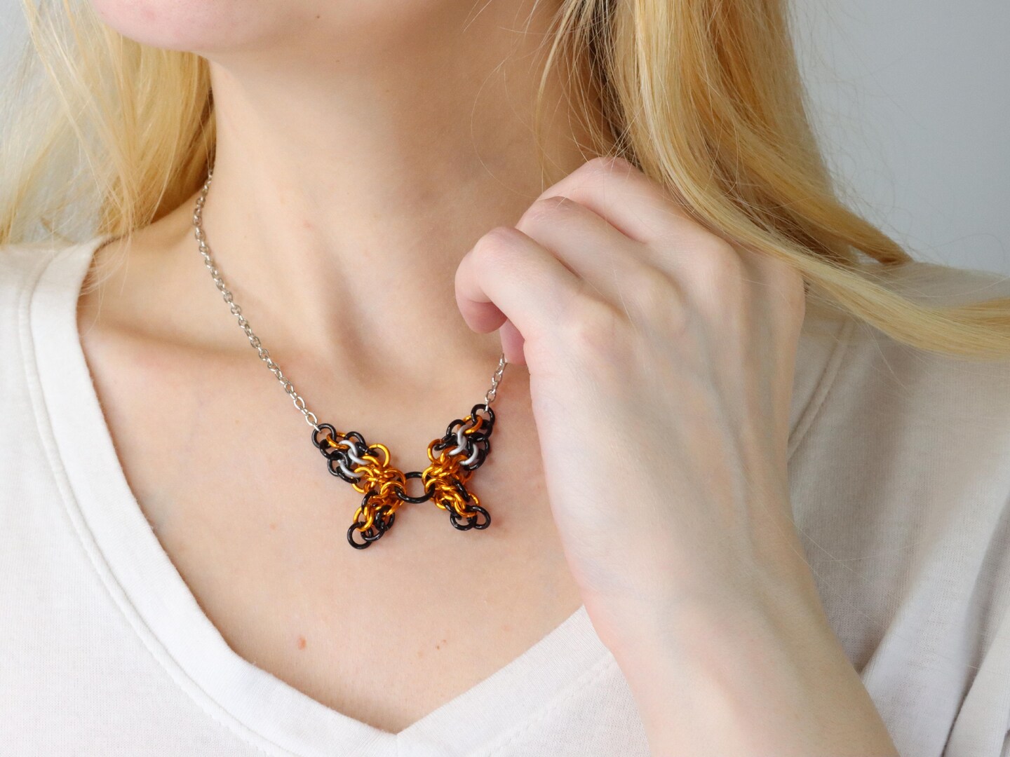 StreetMaille — Learn to make a beautiful butterfly pendant