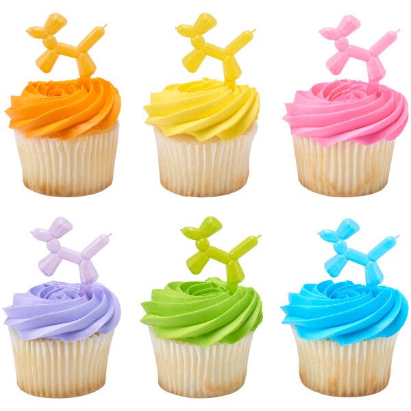 Balloon Animal Assortment DecoPics&#xAE; Cupcake Decoration, 12ct