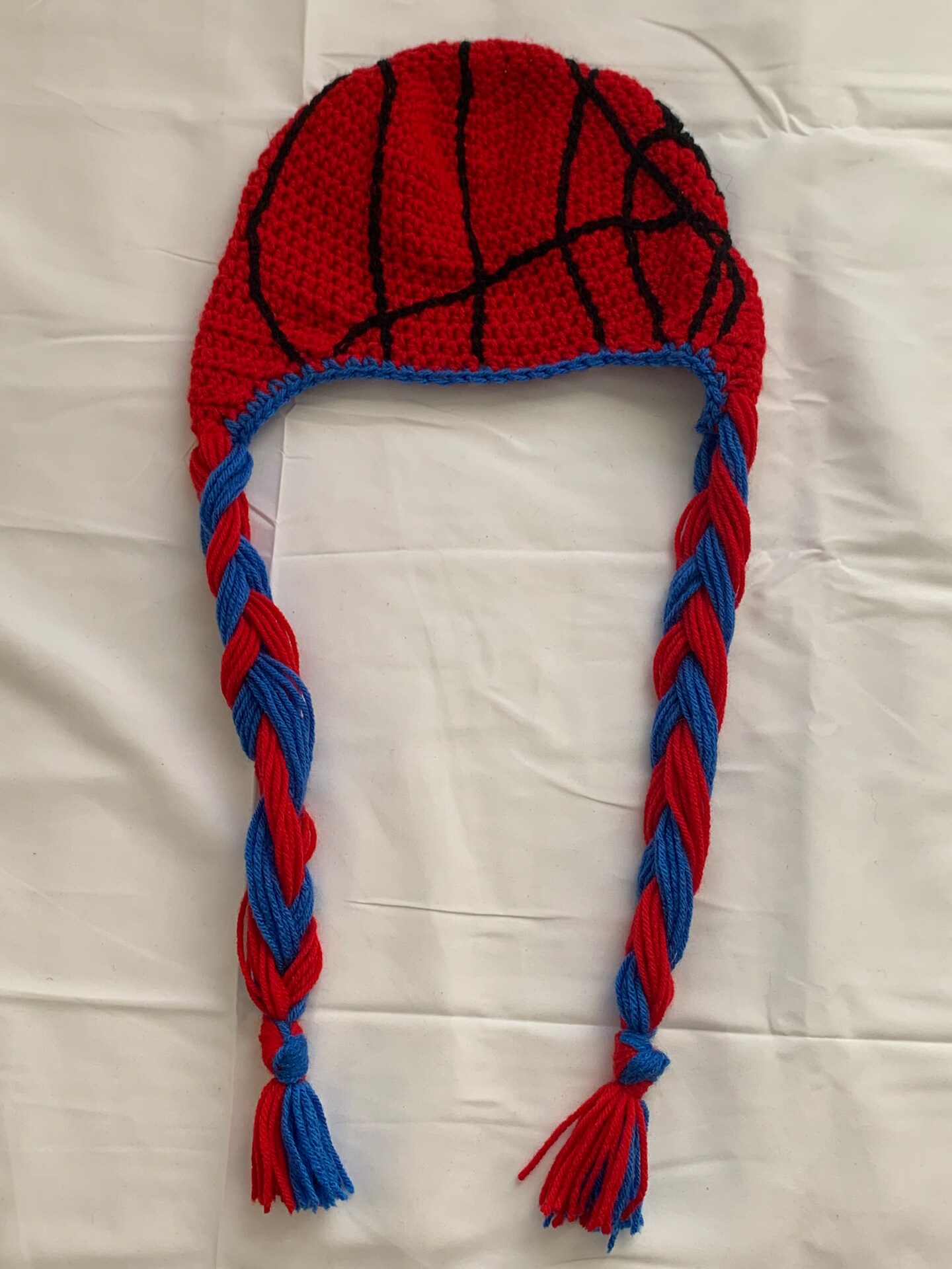 Crochet Spider-Man Beanie inspired by Mayday Parker's Beanie in
