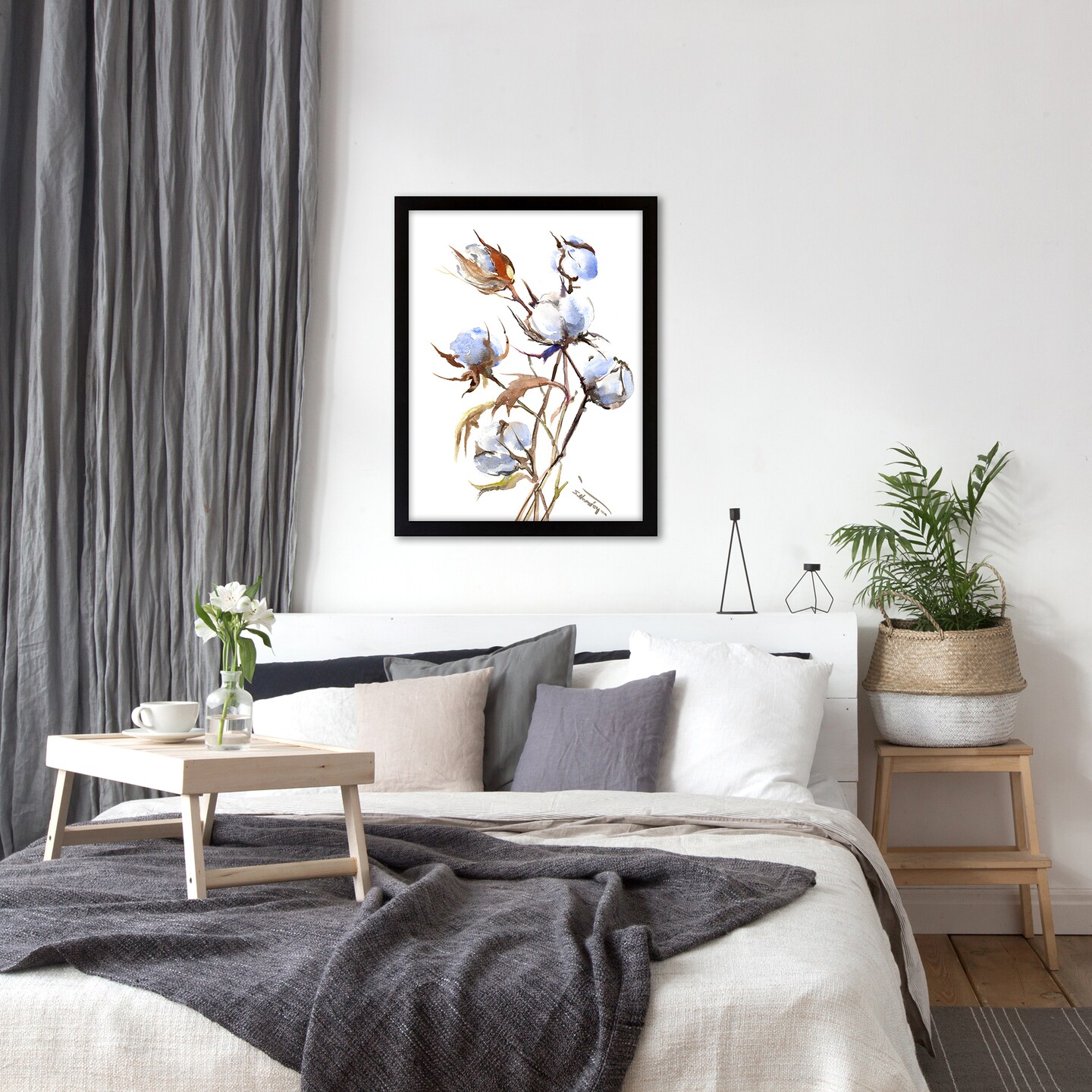 Cotton by Suren Nersisyan  Framed Print - Americanflat