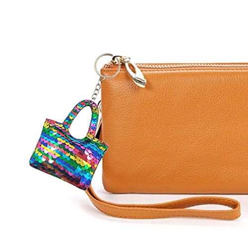 20 Pieces Flip Sequin Keychain Party Favors for Kids Girls Backpack Unicorn Mermaid Keychains for Kids Birthday Goody Bag Fillers Easter Halloween Party Favors Basket Stuffers Gifts
