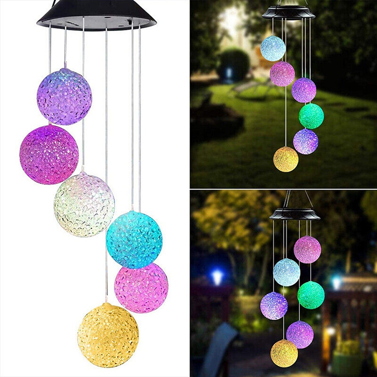30 Inches Powered LED Wind Chime