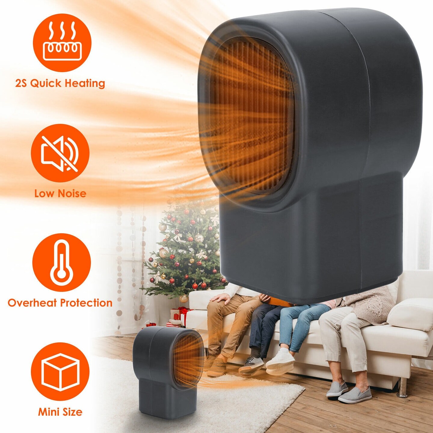 My Heat Mini Heater Portable Portable Ceramic Space Heater With