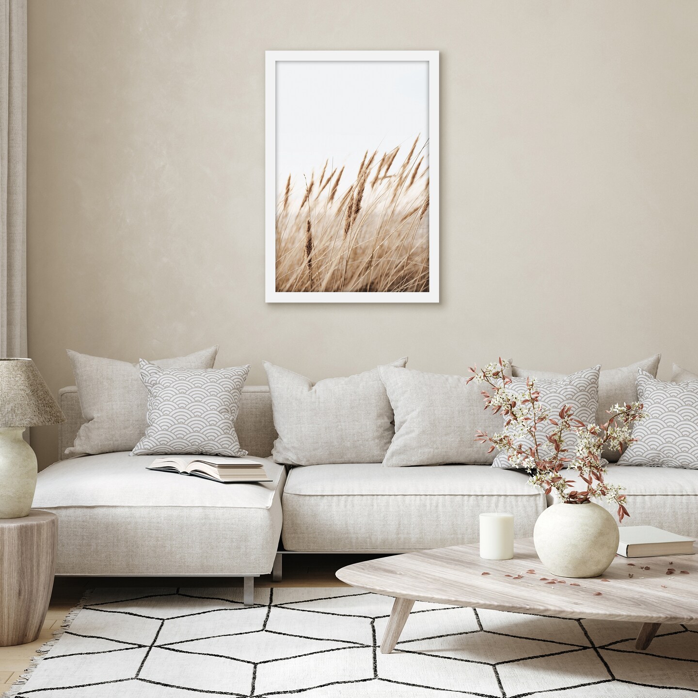 Americanflat Gallery Poster Frame - Wooden Picture Frame for Wall Art - Plexiglass Cover - Hanging Hardware for Horizontal or Vertical Display