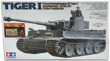 Tamiya   1/35 Tamiya Tiger I W/Aber P/E Plastic Model Kit Plastic Model