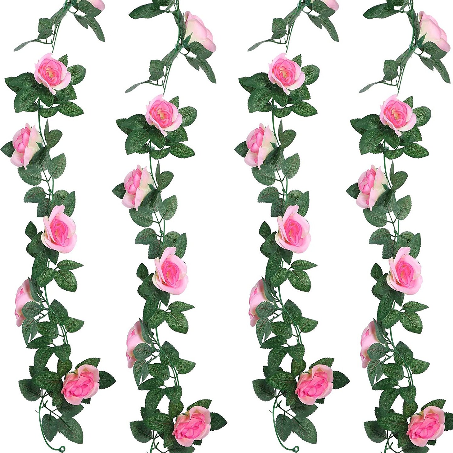 Kitcheniva Artificial Rose Vine Flowers Party Decor 3 Pcs
