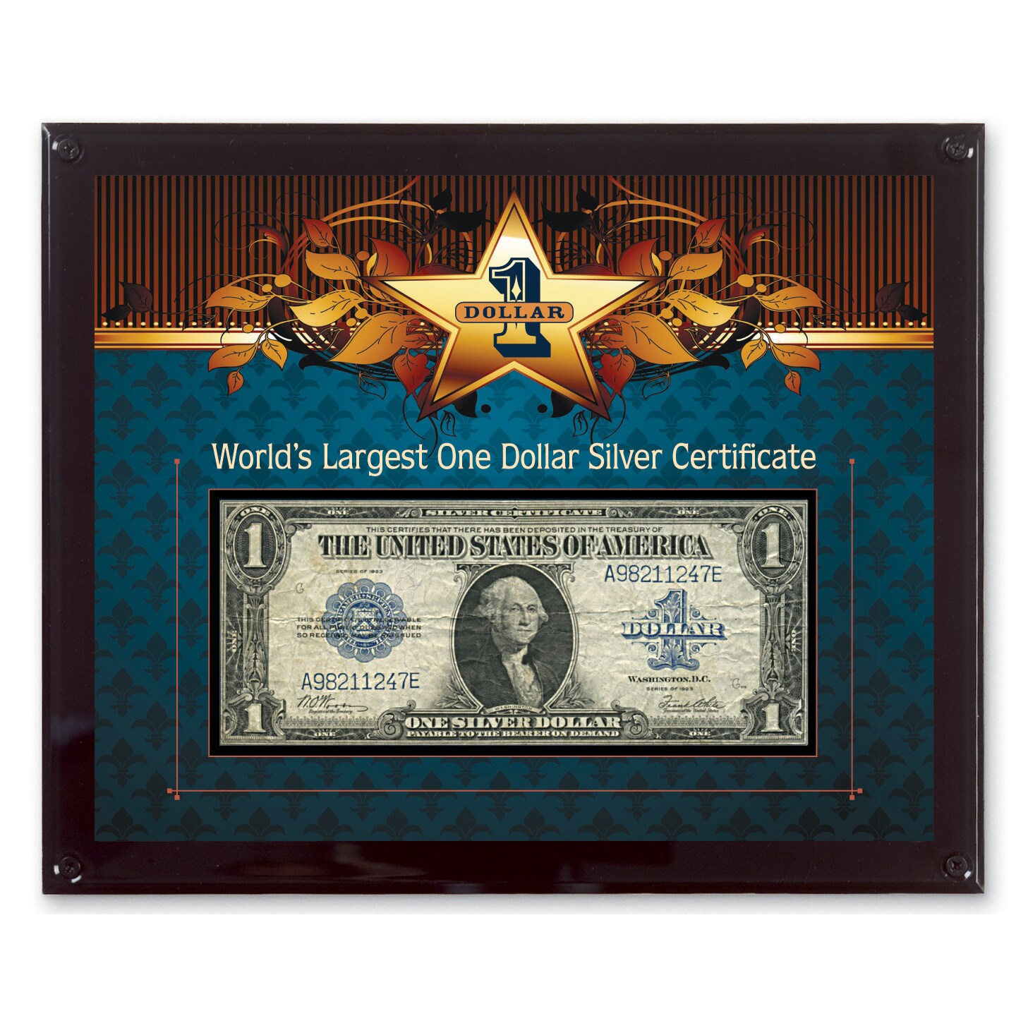 World&#x27;s Largest Silver Certificate