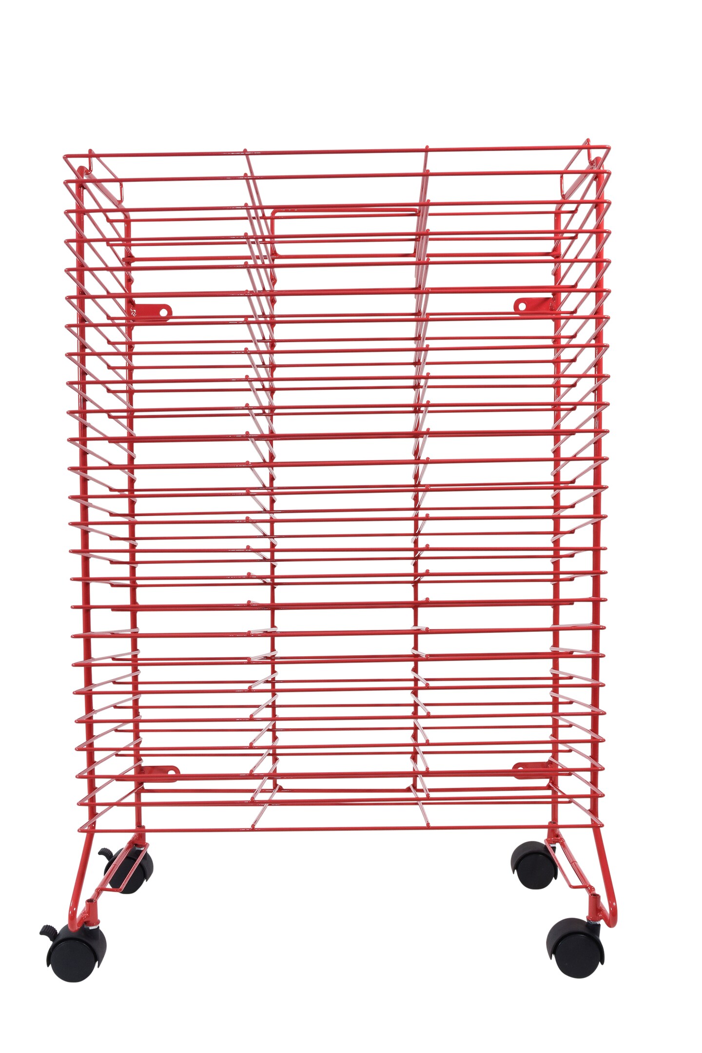 Sax Stack-a-Rack Drying Rack, Red, Powder Coated, 30 x 19 x 12 Inches