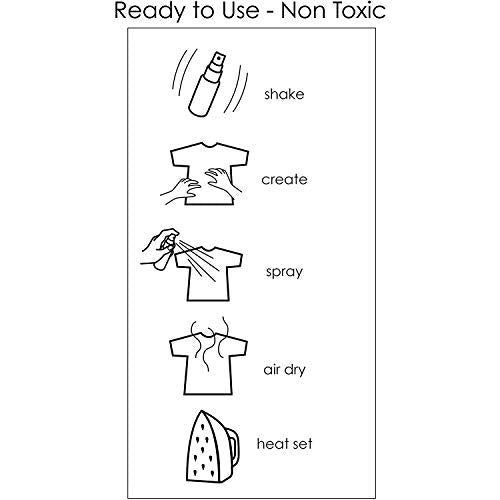 Spring Tie-Dye Kit, Fabric Dye Spray, 3 Colors