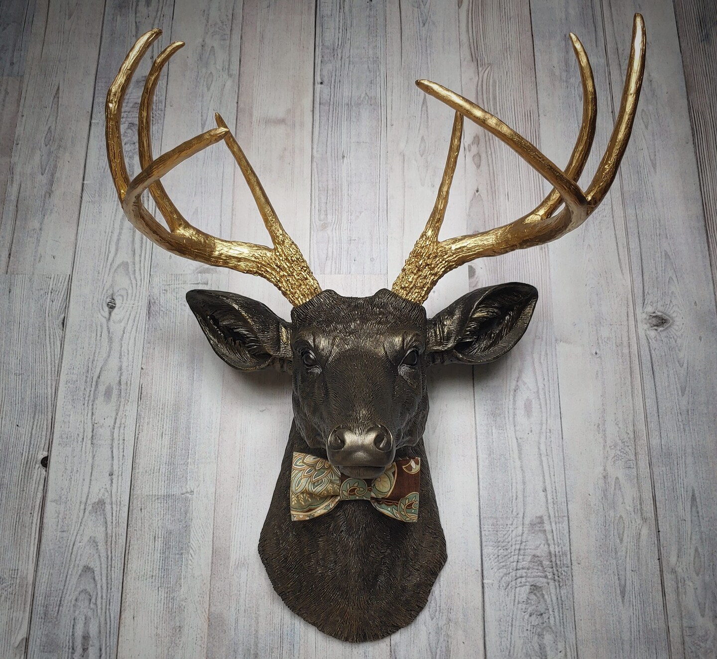 Faux Taxidermy Deer Head Wall Decor, Stag Head Wall Mount | MakerPlace ...