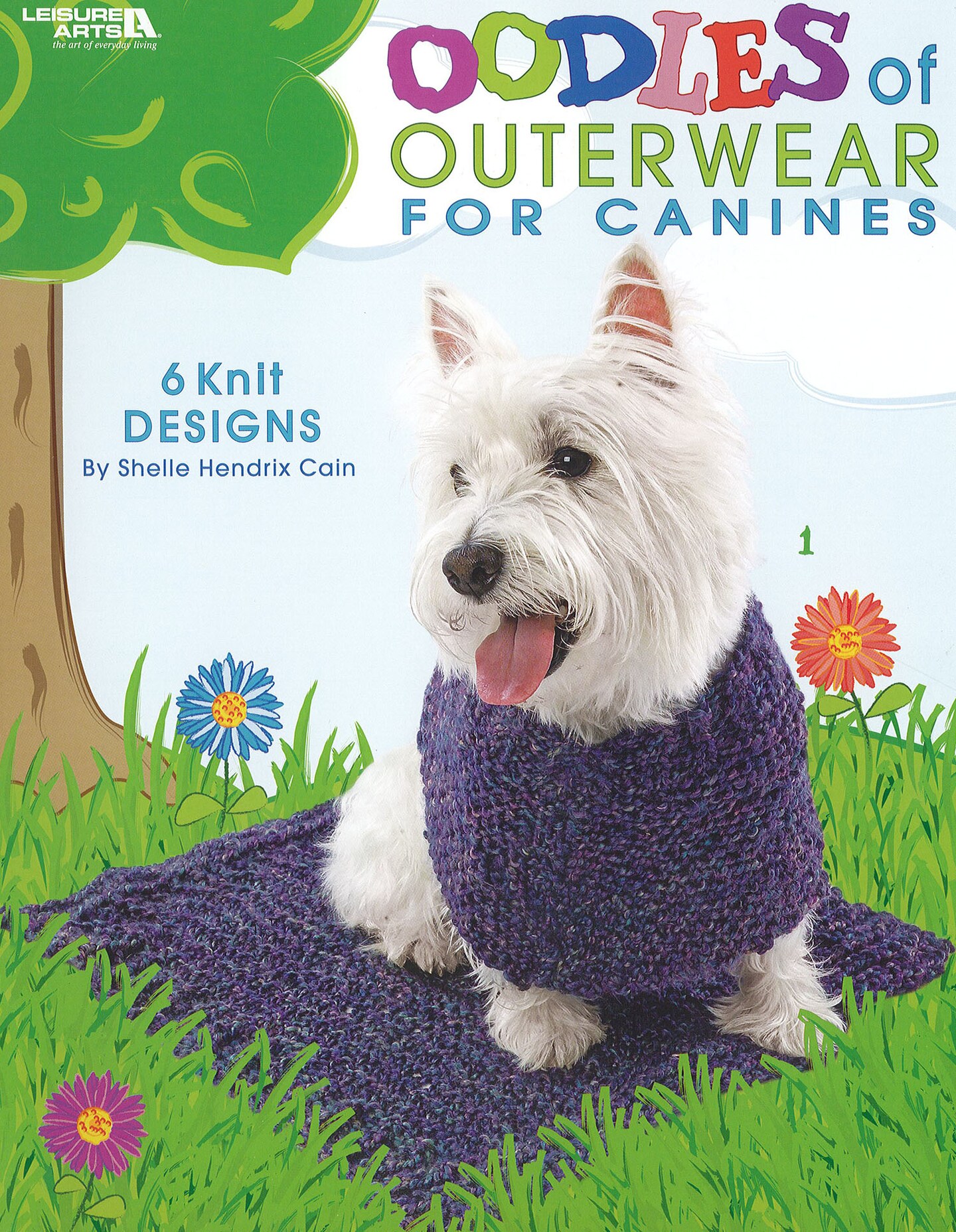 Leisure Arts Oodles Outerwear For Canines Knit Knitting Book