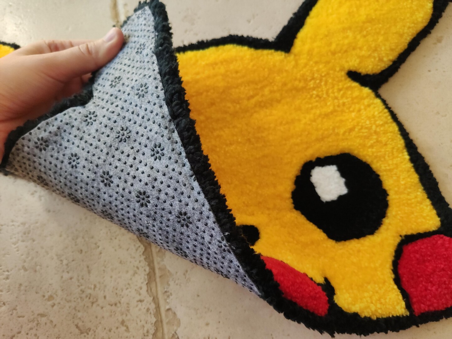 Pikachu Tufted Rug / store %100 HANDMADE