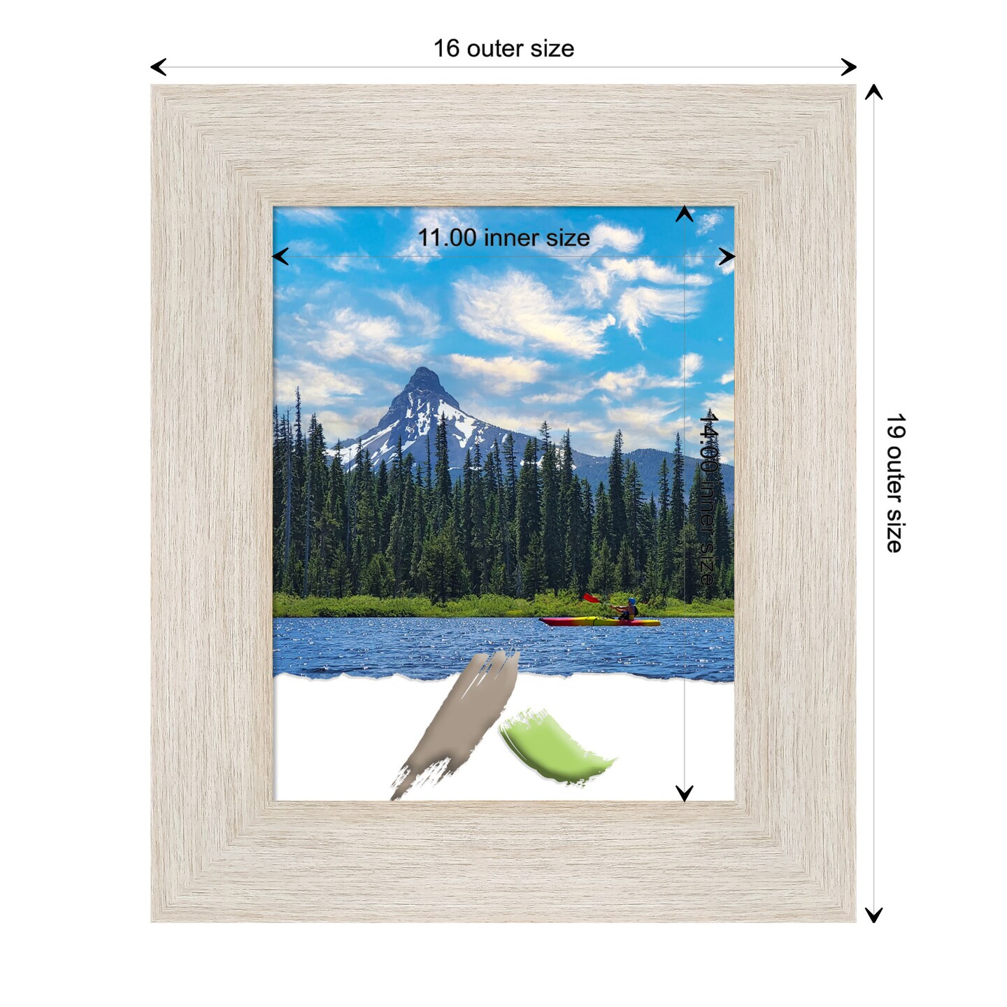 Hardwood Wood Picture Frame, Photo Frame, Art Frame