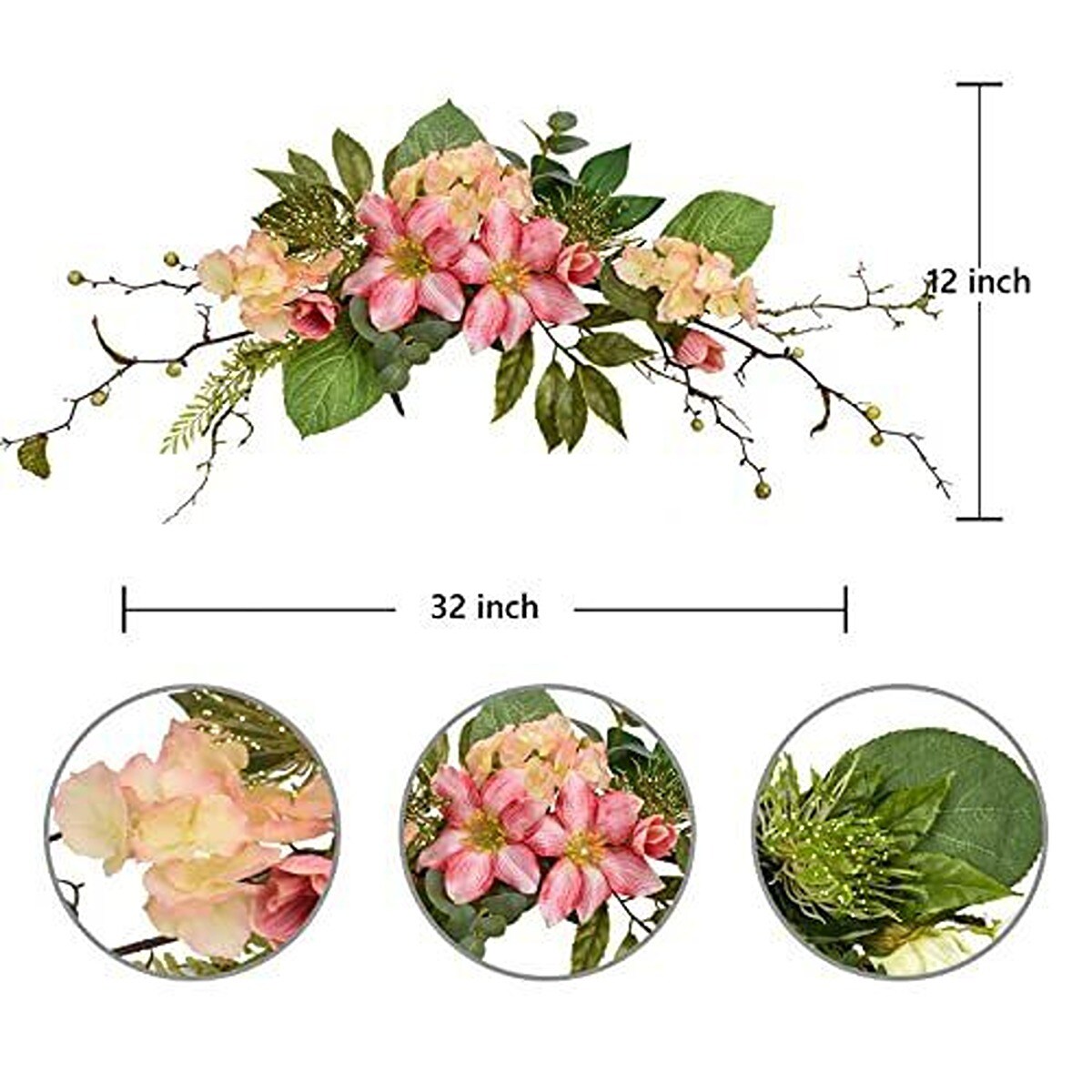 Artificial Floral Swag Greenery