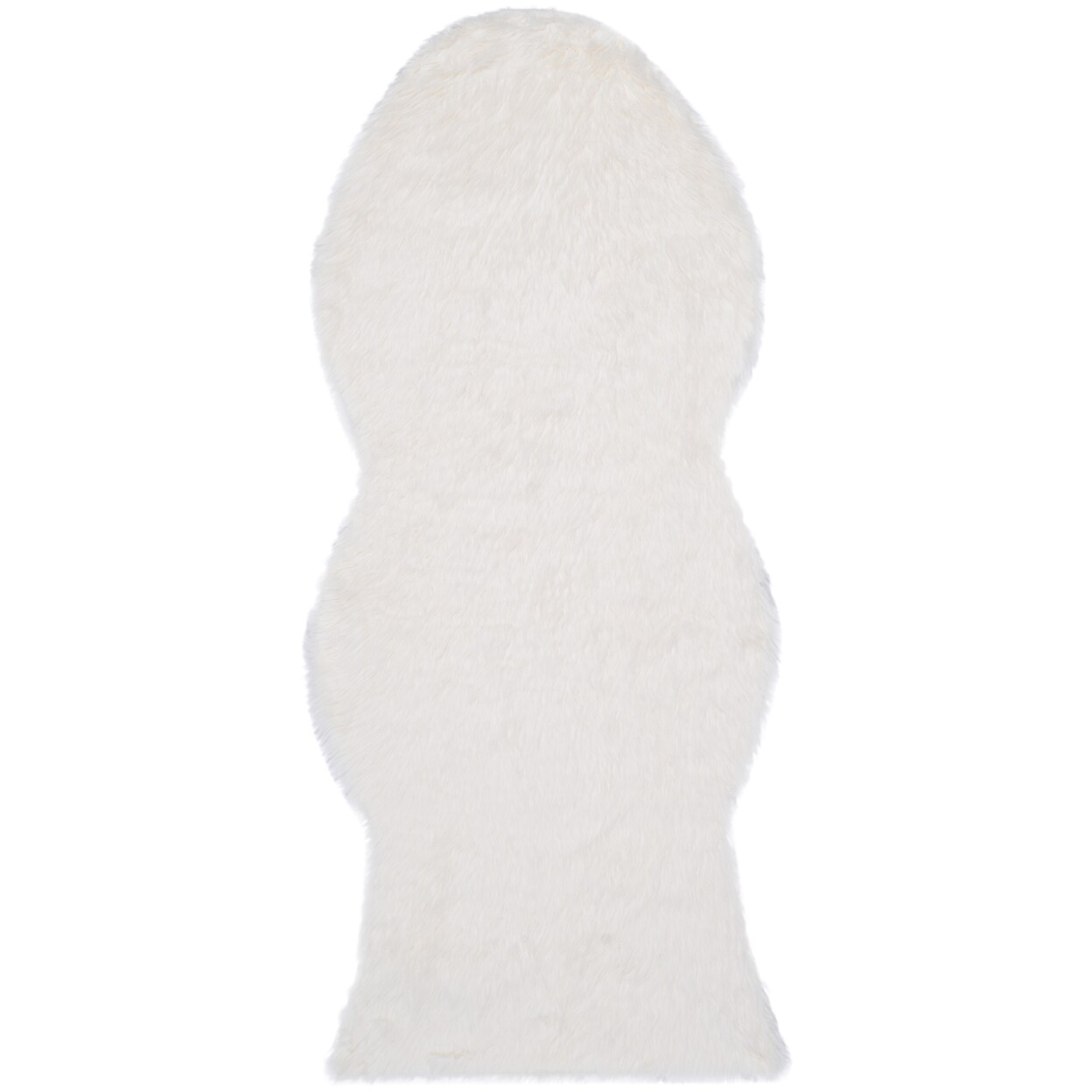 Safavieh   Faux Sheep Skin Collection FSS115A Ivory Rug