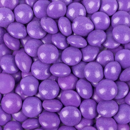 1 lb Purple Candy Milk Chocolate Minis by Just Candy (approx. 500 Pcs)