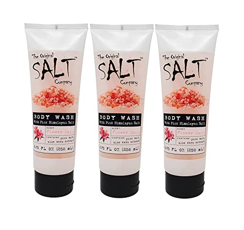 Pink Salt Body Wash &#x2013; With Pink Himalayan Salt and Aloe Vera Extracts &#x2013; Cruelty-Free and Safe &#x2013; Exfoliating Body Wash &#x2013; Complete Skin Care &#x2013; Revitalizing and Hydrating Body Wash &#x2013; 3 Pack 8.75oz