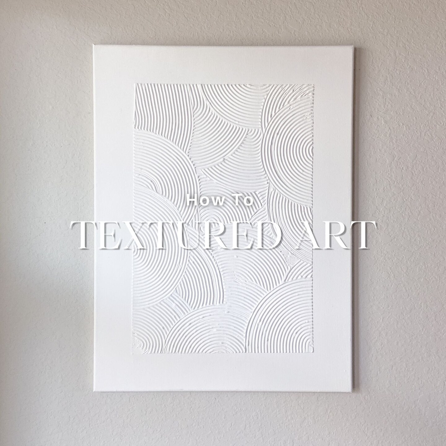 Upcycle Old Canvas Into Textured Art image 1