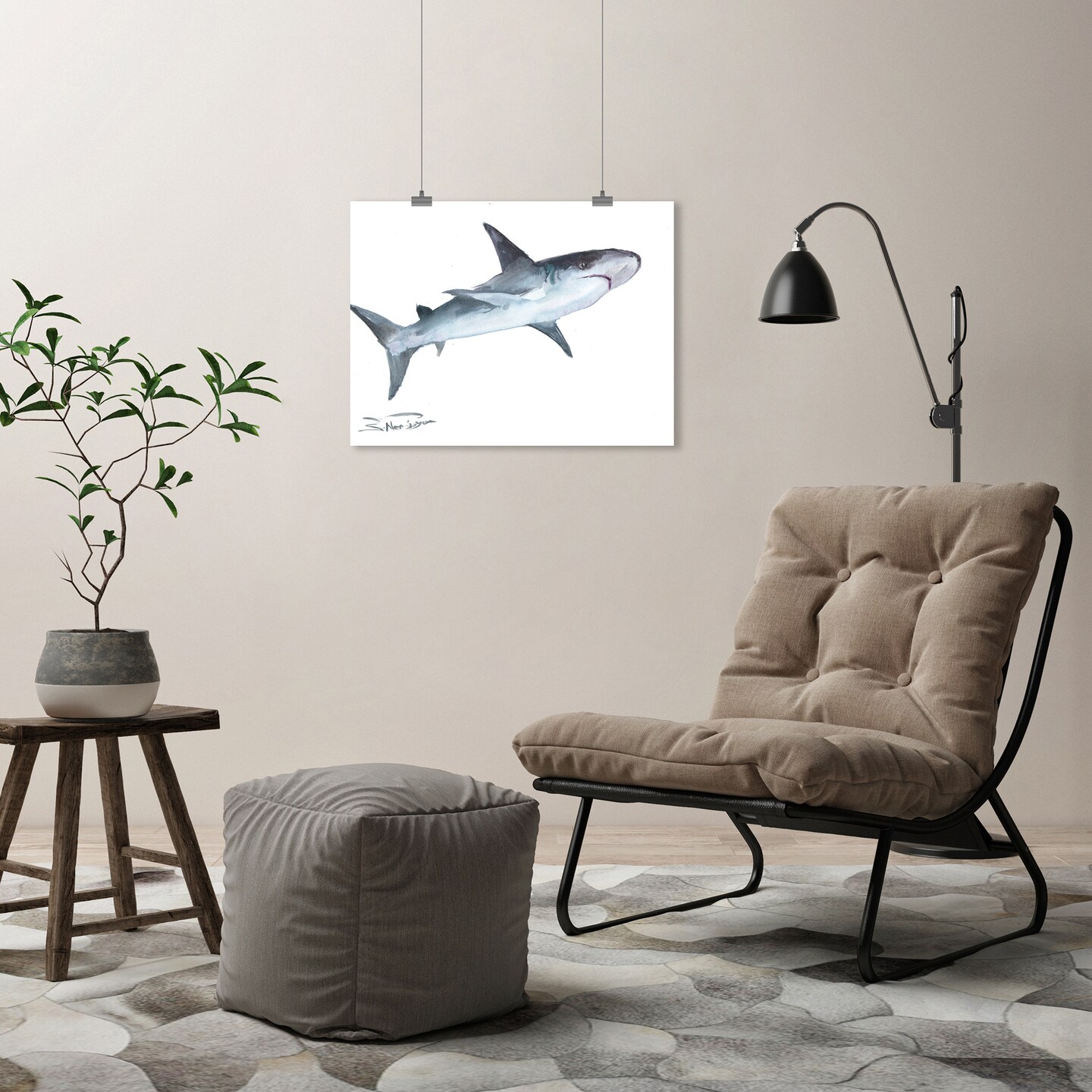Shark  by Suren Nersisyan  Poster - Americanflat