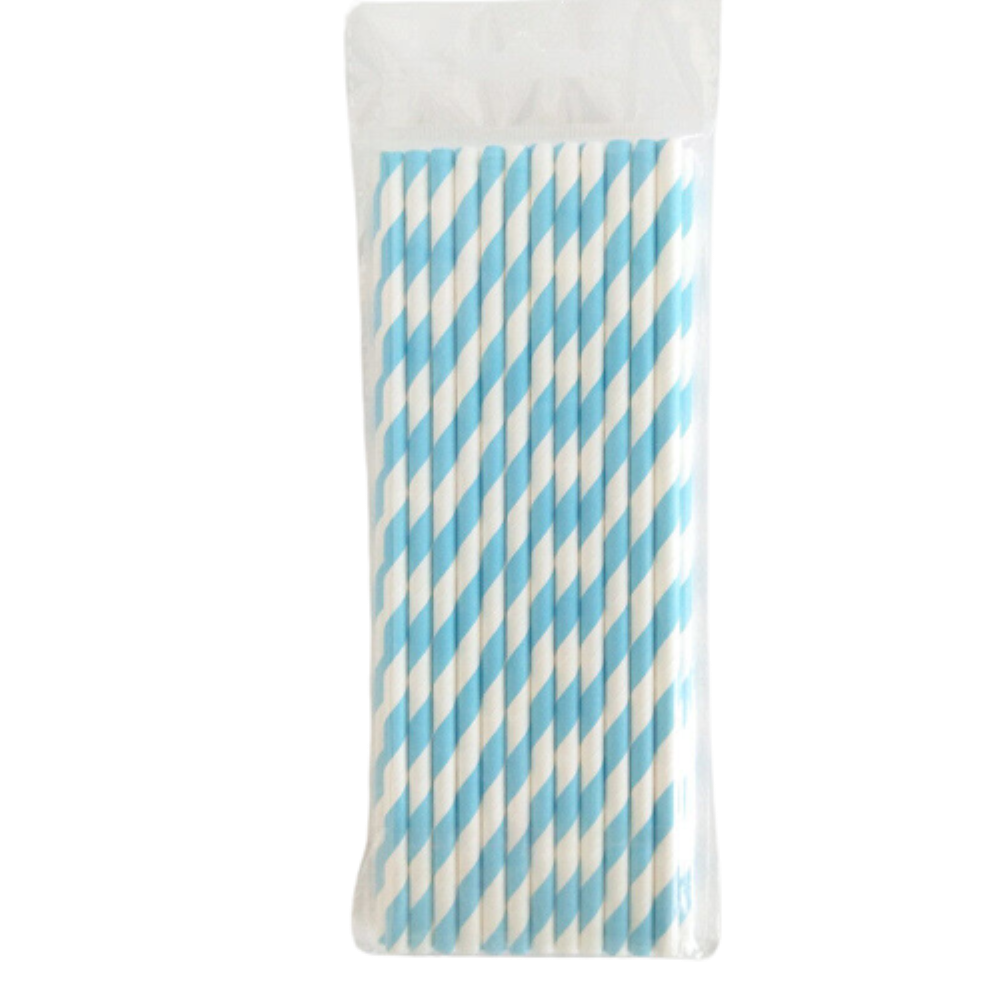 Kitcheniva Biodegradable Paper Straws Pattern Color 100 To 200 Pcs