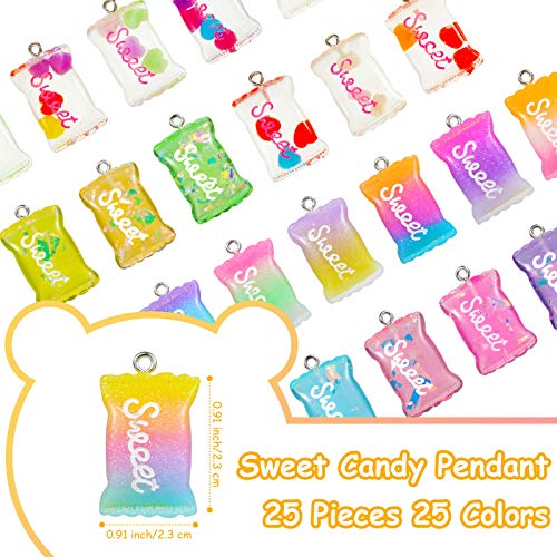  Hicarer Colorful Candy Pendant Charm for Jewelry