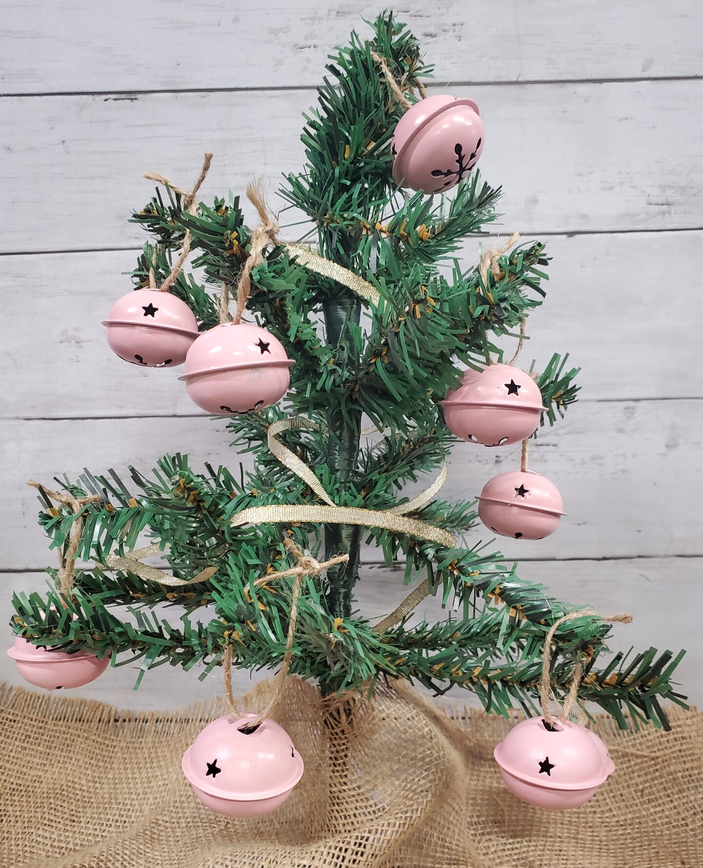 Pink Christmas Jingle Bell Ornament Set of 9 | MakerPlace by Michaels