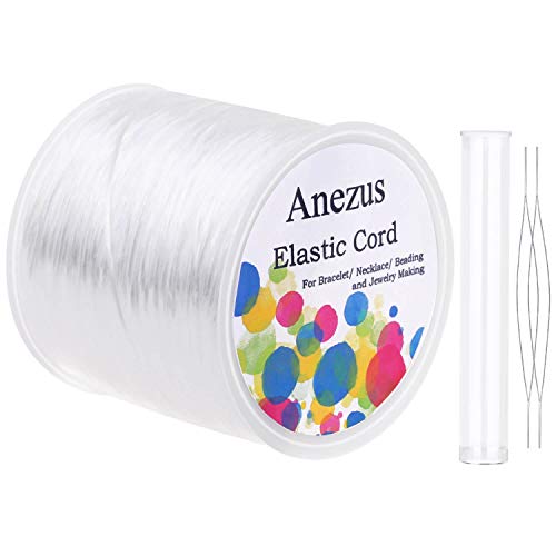 Stretchy String for Bracelets Anezus Elastic String Jewelry Bead