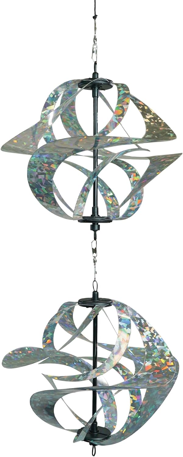 Silver Sparkle Double Vortex Spinner Michaels