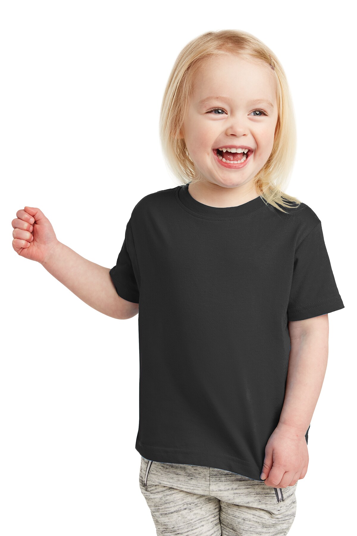Rabbit Skins® Toddler Fine Jersey Crew Neck Short Sleeve Tee - 3321