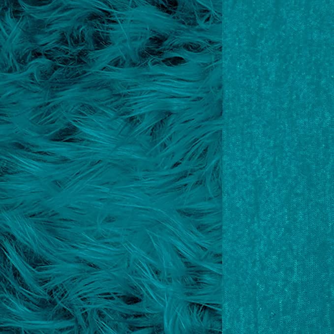 FabricLA Shaggy Faux Fur Fabric by The Yard - 36 x 60 Inches (90 cm x 150  cm) - Craft Furry Fabric for Sewing Apparel, Rugs, Pillows, and More 