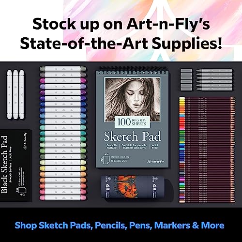 OAVQHLG3B Oil Pastel Pencils for Artists - Oil Based Colored Pencils -  Drawing, Sketching and Adult Coloring - Soft Core Art Coloring Pencils Set  with