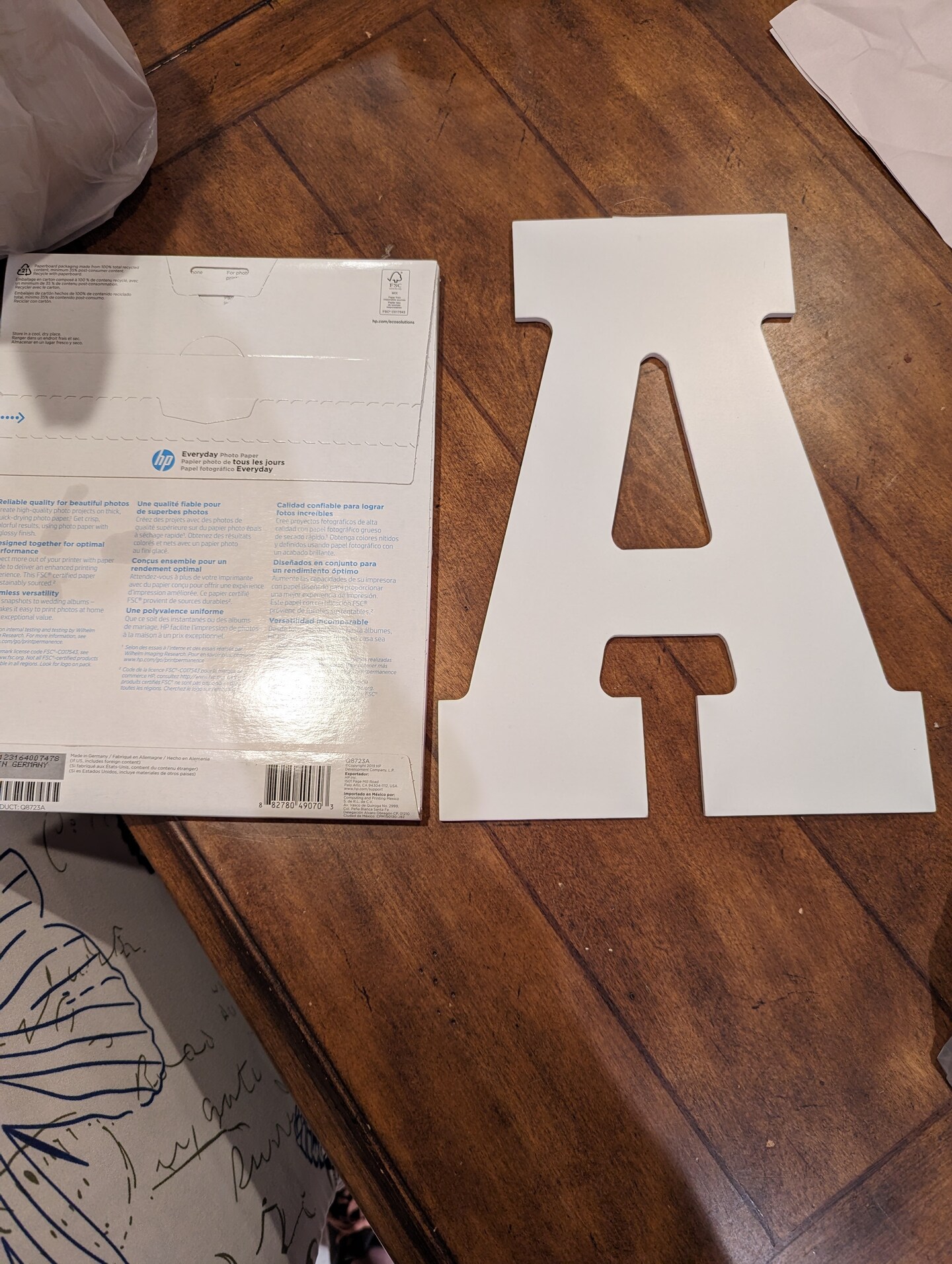 Wooden Letter Photo Collage | MakerPlace by Michaels, image size:813x1080