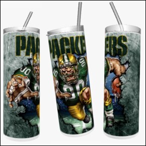 Green Bay Packers Skinny Throwback Tumbler at the Packers Pro Shop