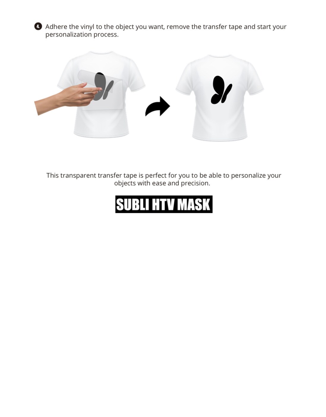 SUBLI HTV MASK&#x2122; 8&#x201D;x9&#x201D;- 25 SHEETS For Sublimation HTV Vinyl - Transfer Tape USA