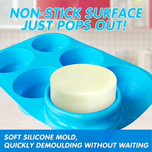 3-Pack Oreo Molds Silicone 6-Cavity Round Silicone Baking Molds for  Cylinder Candy Jello Cake Chocolate Covered Sandwich Cookies, Handmade  Resin Mini