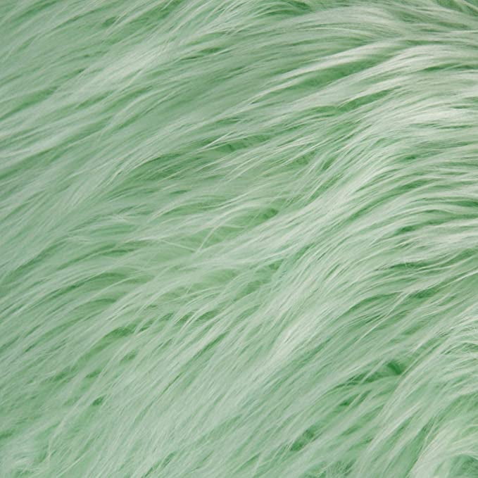 FabricLA Shaggy Faux Fur Fabric by The Yard - 72 x 60 Inches (180 cm x  150 cm) - Craft Furry Fabric for Sewing Apparel, Rugs, Pillows, and More -  Faux Fluffy