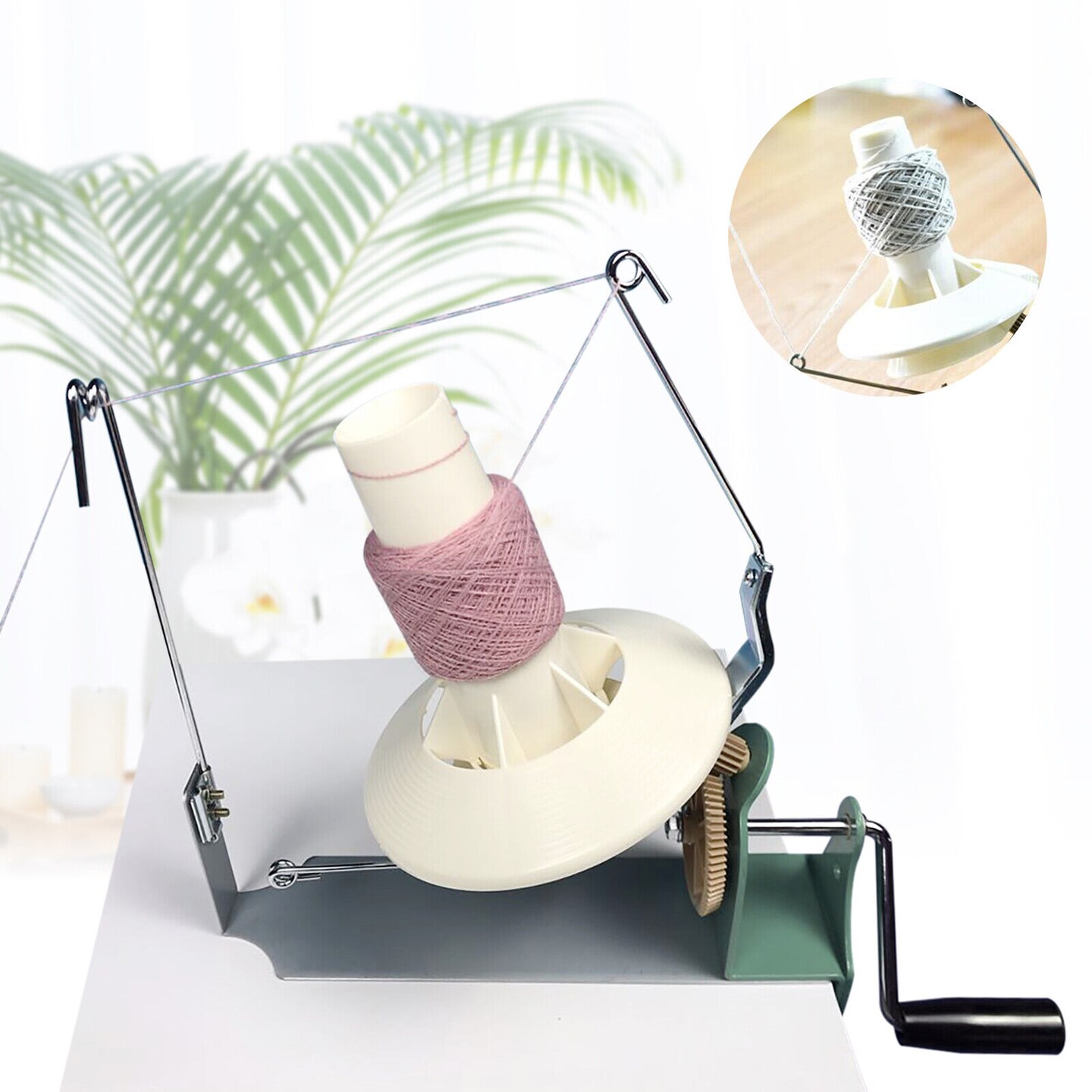 MASKIS Electric Yarn Ball Winder, Automatic Knitting Roller Twine with  Adjustable Speed, 150g Max Winding Capacity Nylon Yarn Ball Winder, Low  Noise